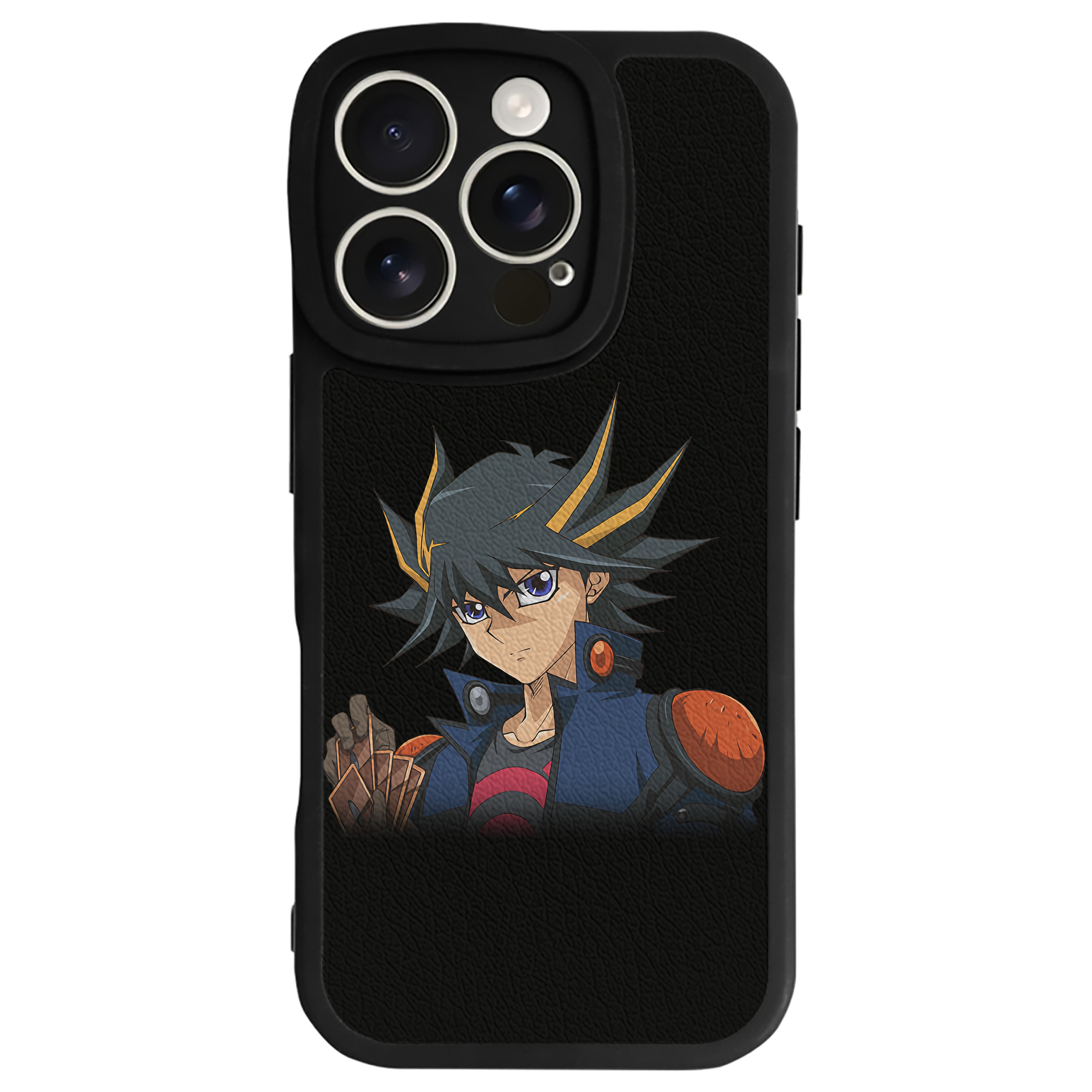 遊☆戯☆王 Yu-Gi-Oh! 【iPhone 16シリーズ対応】シリコンスマホケース（レザー調） 材質：シリコン